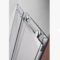 Душевой уголок Cezares STYLUS-O-M-AH-1-150/80-C-Cr, 150 х 80 см, стекло прозрачное, профиль хром
