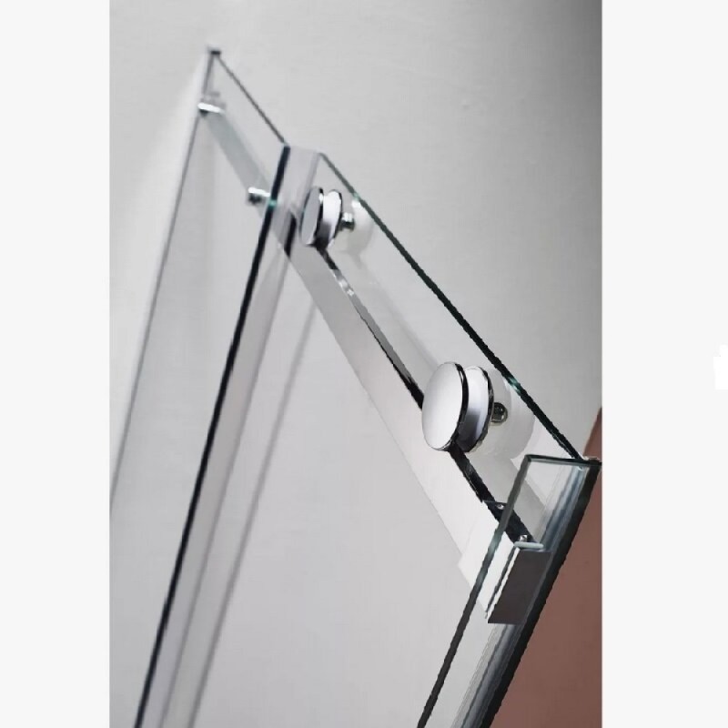 Душевой уголок Cezares STYLUS-O-M-AH-1-150/80-C-Cr, 150 х 80 см, стекло прозрачное, профиль хром