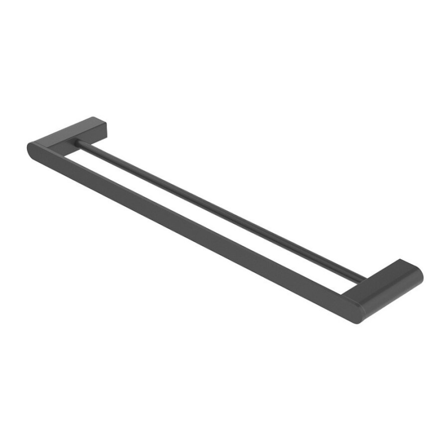 Полотенцедержатель двойной Cezares Stylus-THD-60-NOP, 60 см, черный матовый