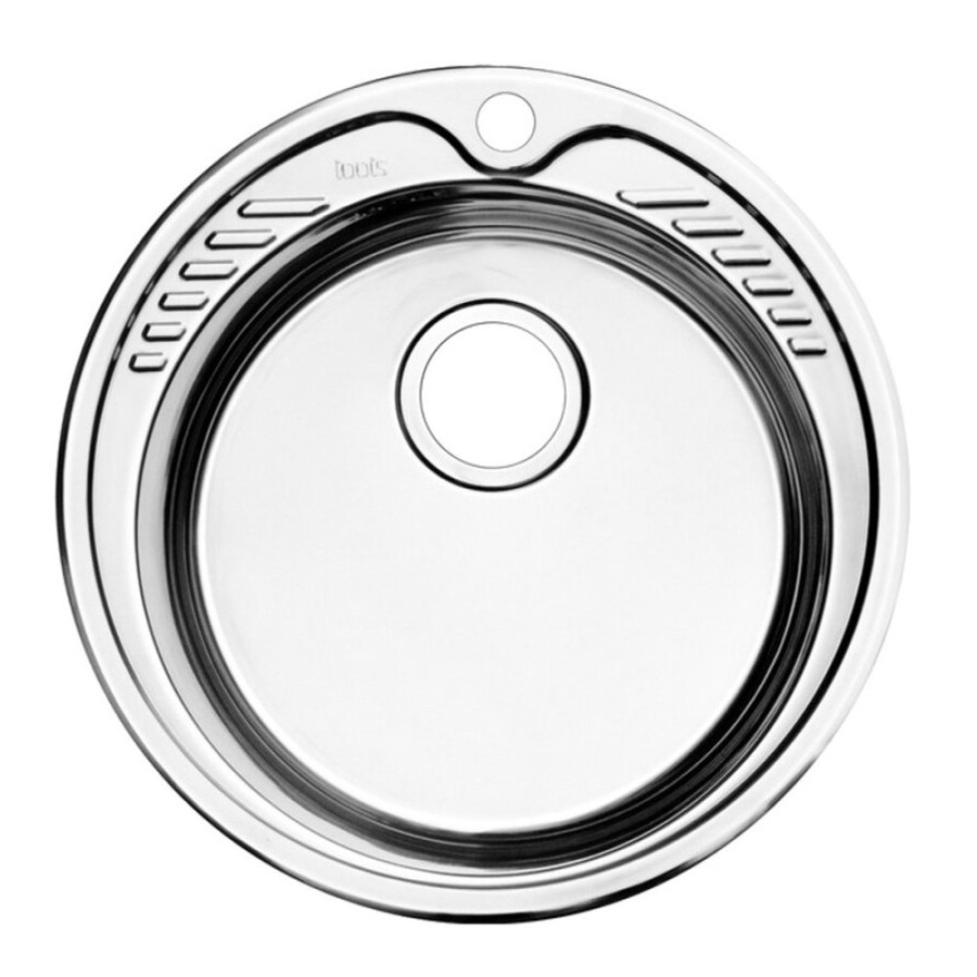 Мойка кухонная Iddis Suno S SUN49P0i77K/011UPSOi84 D49 см, с выпуском, полированная, сталь