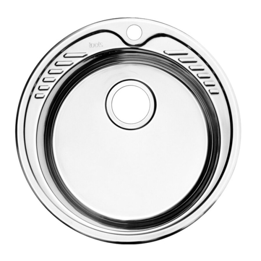 Мойка кухонная Iddis Suno S SUN49S0i77K/011UPSOi84 D49 см, с выпуском, шелк, сатин