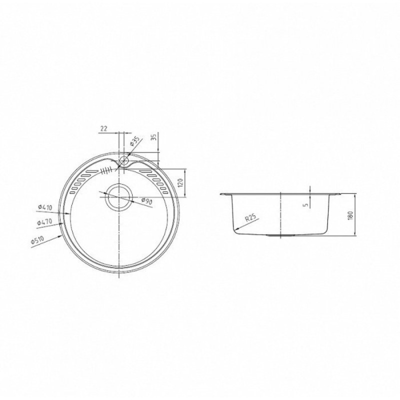 Мойка кухонная Iddis Suno S SUN51S0i77