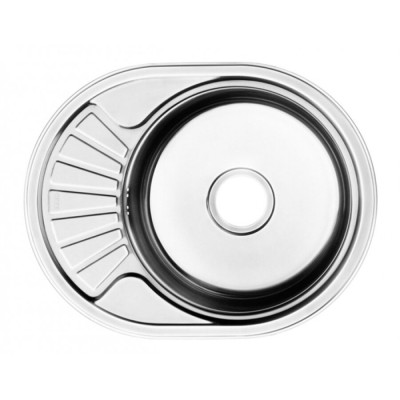 Мойка кухонная Iddis Suno S SUN60SDi77 60 см, 1 чаша, с крылом, шелк, сатин