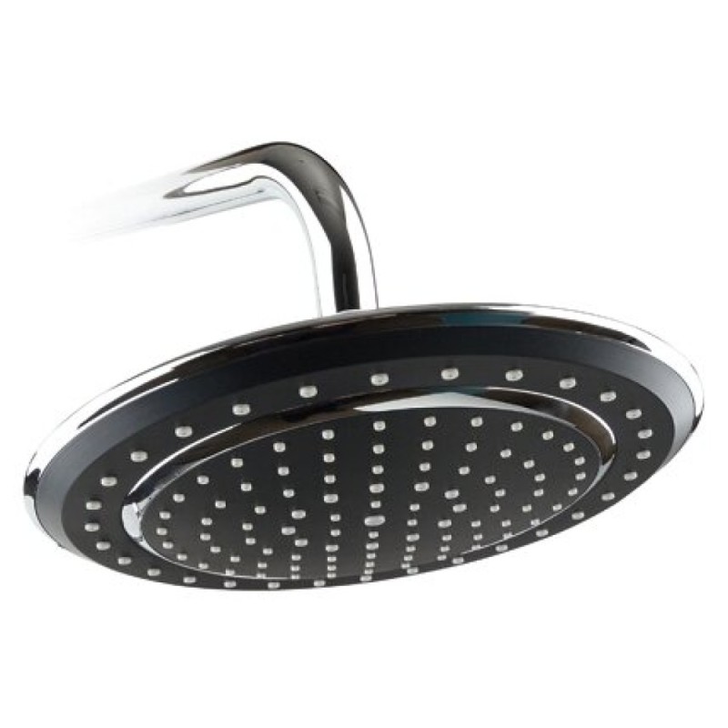 Верхний душ Timo SW-412 (T) black, 23 х 23 см, 1 режим струи, черный