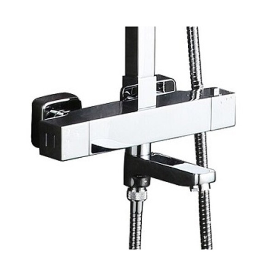 Душевая система с термостатом Timo Tetra-Thermo SX-0169/00 chrome, с изливом, хром