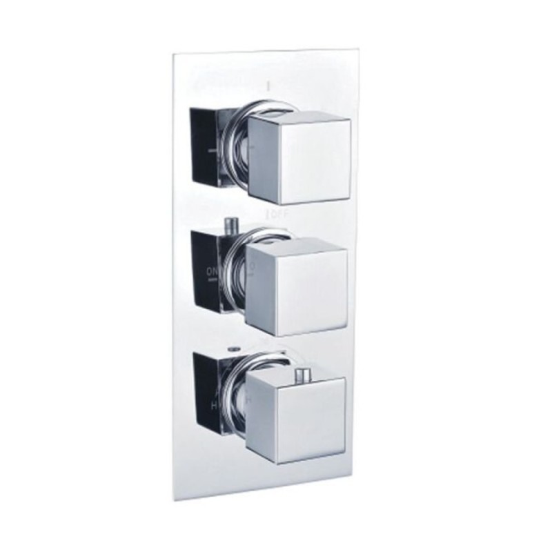 Душевая система скрытого монтажа Timo Tetra-Thermo SX-0179/00 chrome, 2-х режимная с термостатом, хром