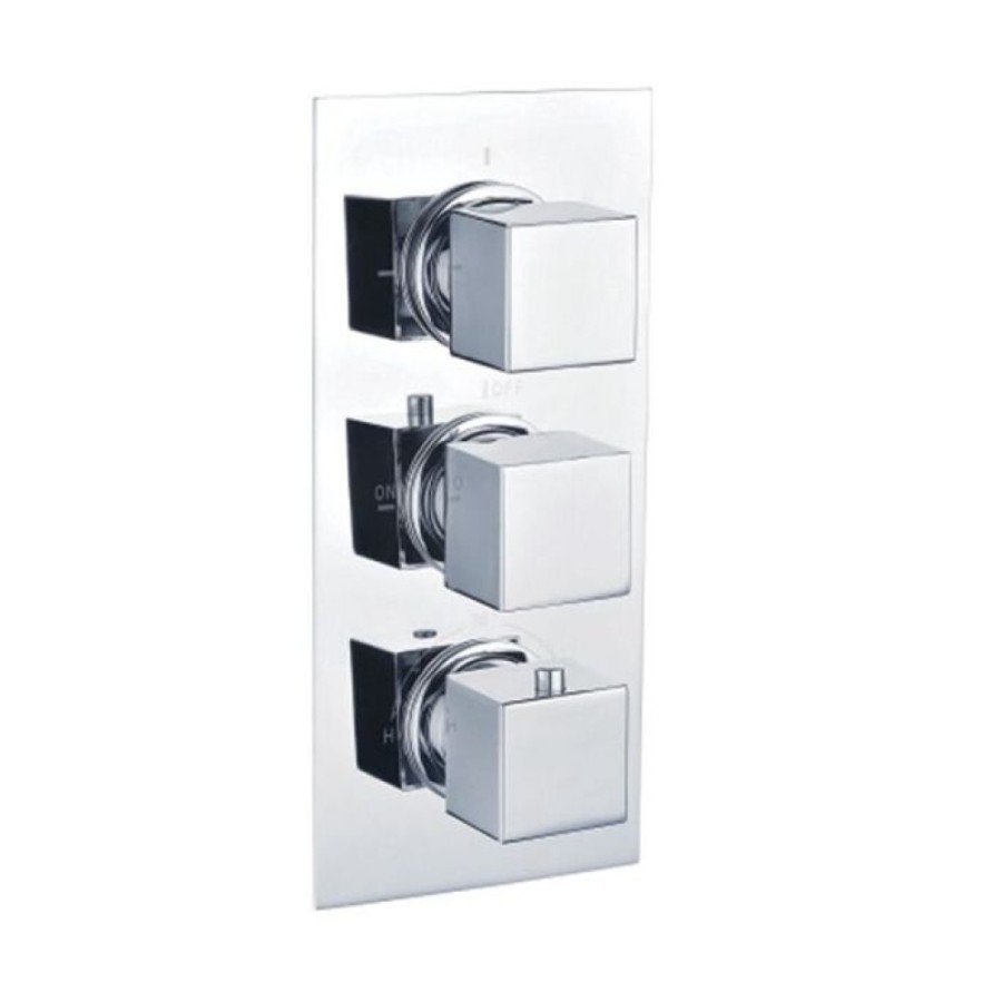 Душевая система скрытого монтажа Timo Tetra-Thermo SX-0179/00 chrome, 2-х режимная с термостатом, хром