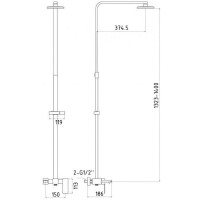 Душевая система Timo Selene SX-1013/00z, 3-х режимная, хром