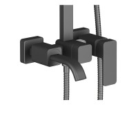 Душевая система Timo Selene SX-1013/03 3 потребителя, цвет черный матовый