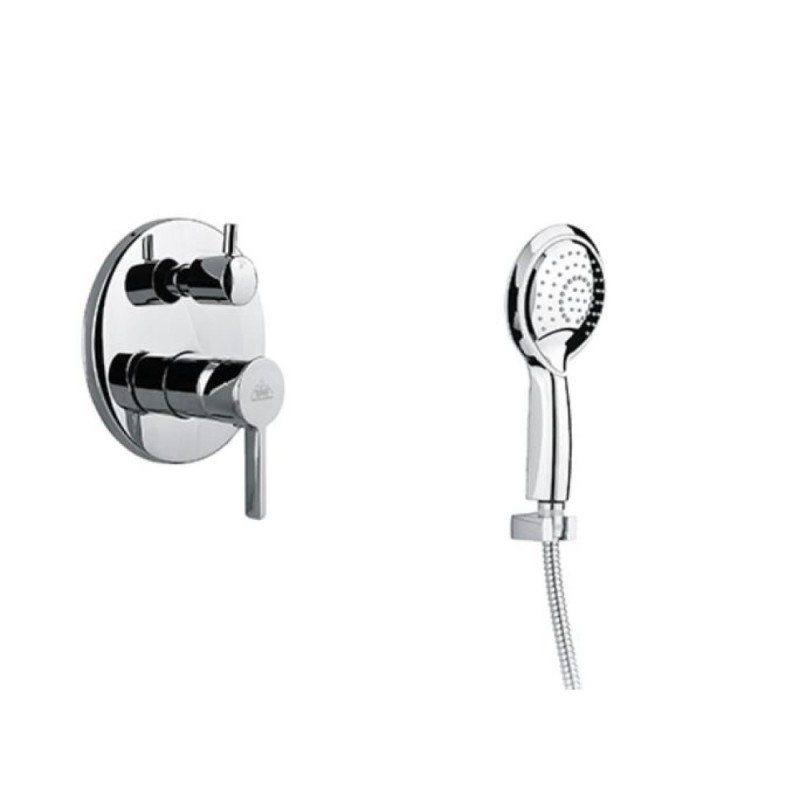 Душевая система скрытого монтажа Timo Hette SX-1029/00 SM412, 2-х режимная, хром