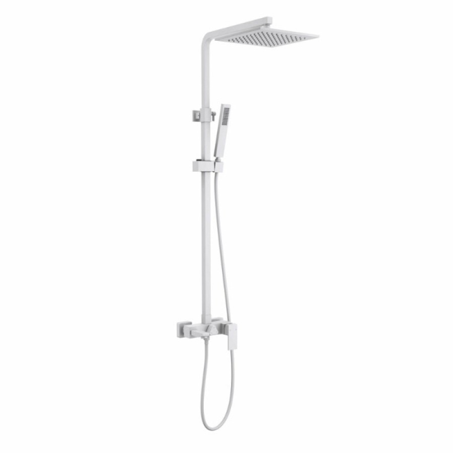 Душевая система Timo Selene SX-1030/16, термостатическая, цвет белый матовый