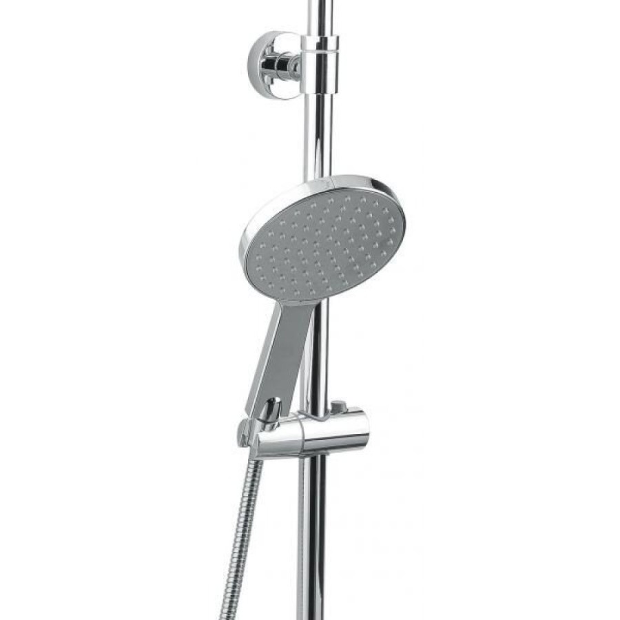 Душевая система Timo Helmi SX-1070/00 1060 chrome white, 3-х режимная, белая/хром
