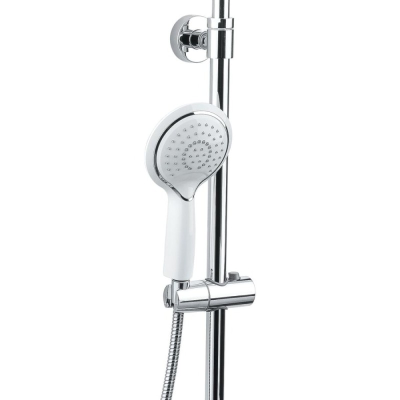 Душевая система Timo Helmi SX-1070/00 412 chrome white, 3-х режимная, белая/хром