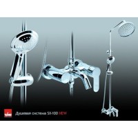 Душевая система Timo Polo SX-1100 chrome, 3-х режимная, хром