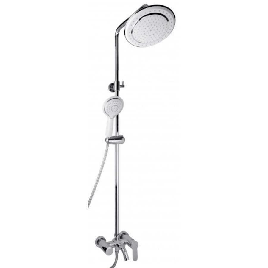 Душевая система Timo Polo SX-1100 white, 3-х режимная, белая