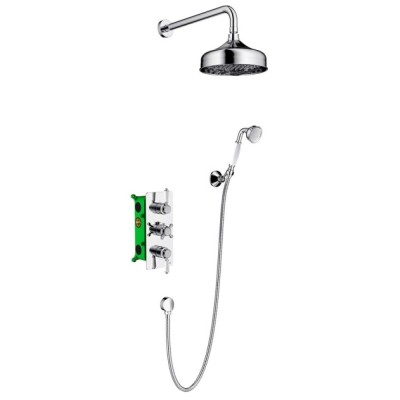Душевая система скрытого монтажа Timo Nelson SX-1390/00SM chrome, 2-х режимная, с термостатом, хром