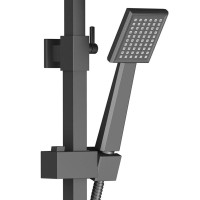 Душевая система Timo Selene SX-2013/03, с изливом, черная