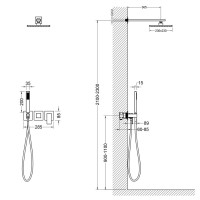 Душевая система Timo Selene SX-2169/00SM, цвет хром