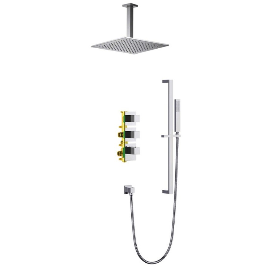 Душевая система Timo Selene SX-2229/00SM, термостатическое, цвет хром