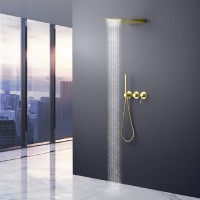 Душевая система Timo Saona SX-2340/17SM, цвет золото матовое