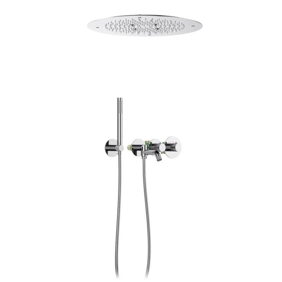 Душевая система Timo Saona SX-2358/00SM, с изливом, термостатическая, цвет хром