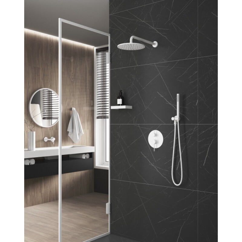 Душевая система Timo Saona SX-2369/16SM, цвет белый матовый