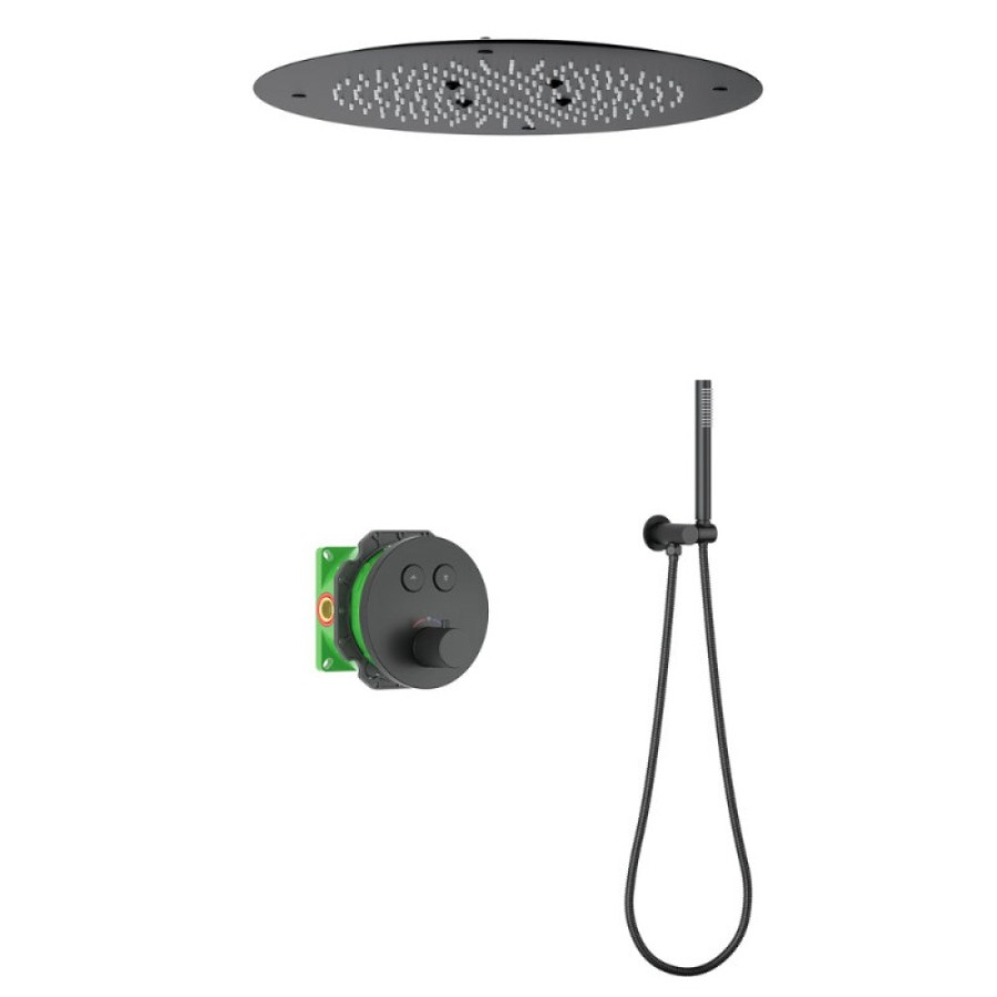 Душевая система Timo Saona SX-2370/03SM, цвет черный матовый