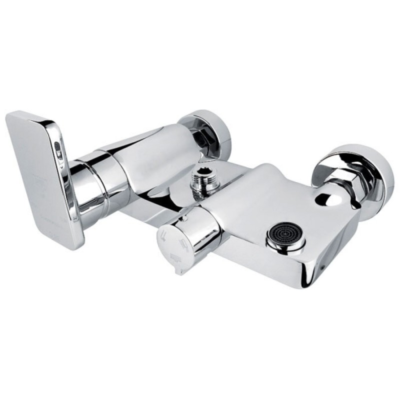 Душевая система Timo Lotta-thermo SX-2610 white, 3-х режимная, с изливом, белая/хром