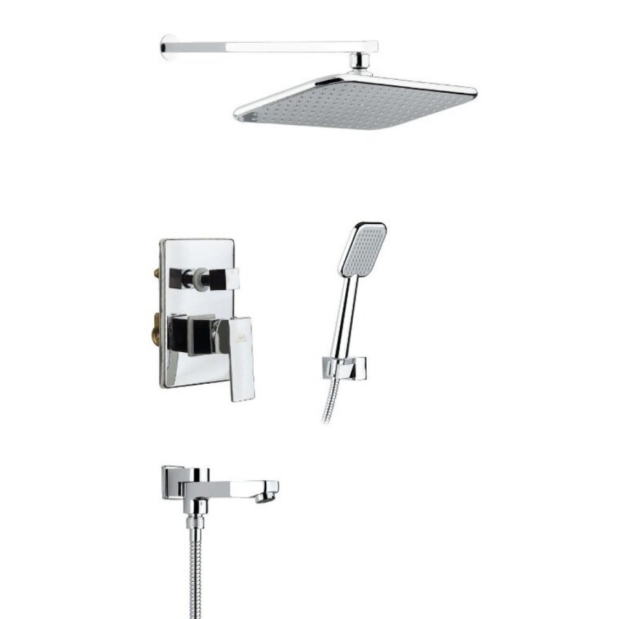 Душевая система скрытого монтажа Timo Selene SX-3069/00 SM1013, 3-х режимная, с изливом, хром