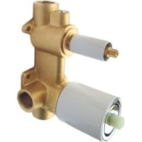 Душевая система скрытого монтажа Timo Helmi SX-4069/00-16SM chrome white, 2-х режимная, белая/хром