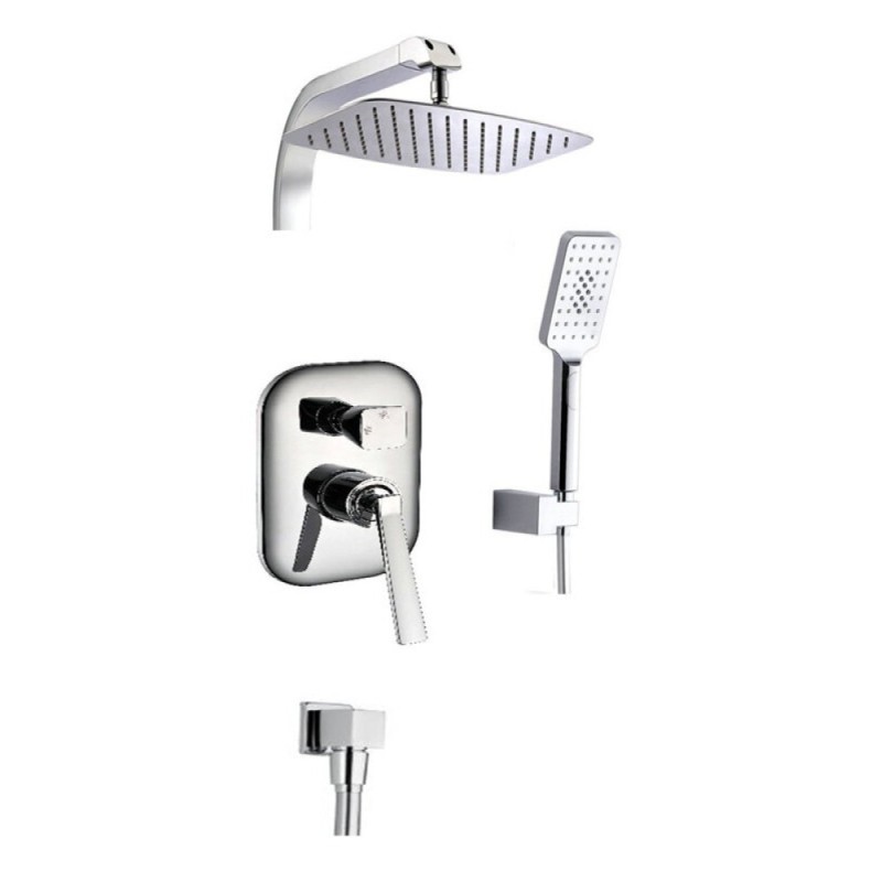 Душевая система скрытого монтажа Timo Halti SX-4100/00 SM chrome, 2-х режимная, хром