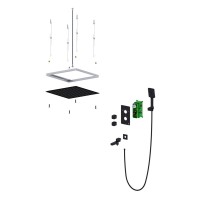 Душевая система Timo Petruma SX-5019/17SM термостатическая, с изливом, цвет золото матовое