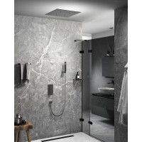 Душевая система Timo Petruma SX-5029/18SM, с термостатом, цвет черное золото