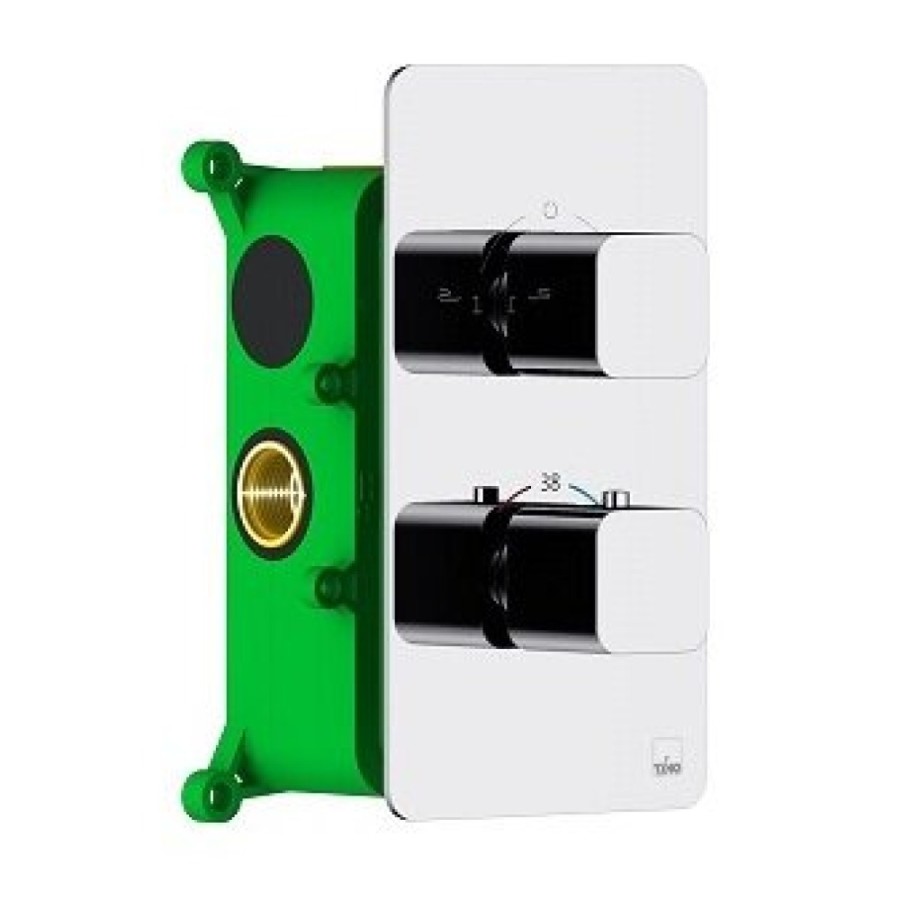 Душевая система скрытого монтажа Timo Petruma SX-5059/00SM chrome, 2-х режимная, с термостатом, хром