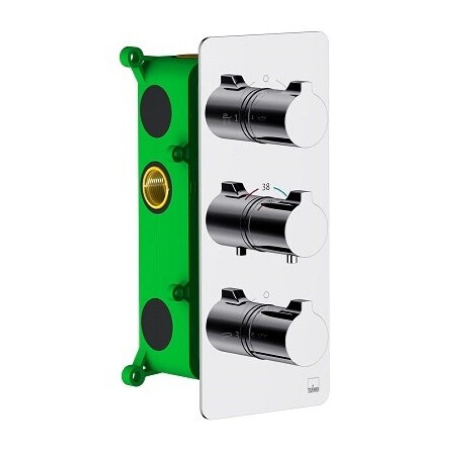 Душевая система скрытого монтажа Timo Petruma SX-5149/00SM chrome, 3-х режимная, с термостатом, хром