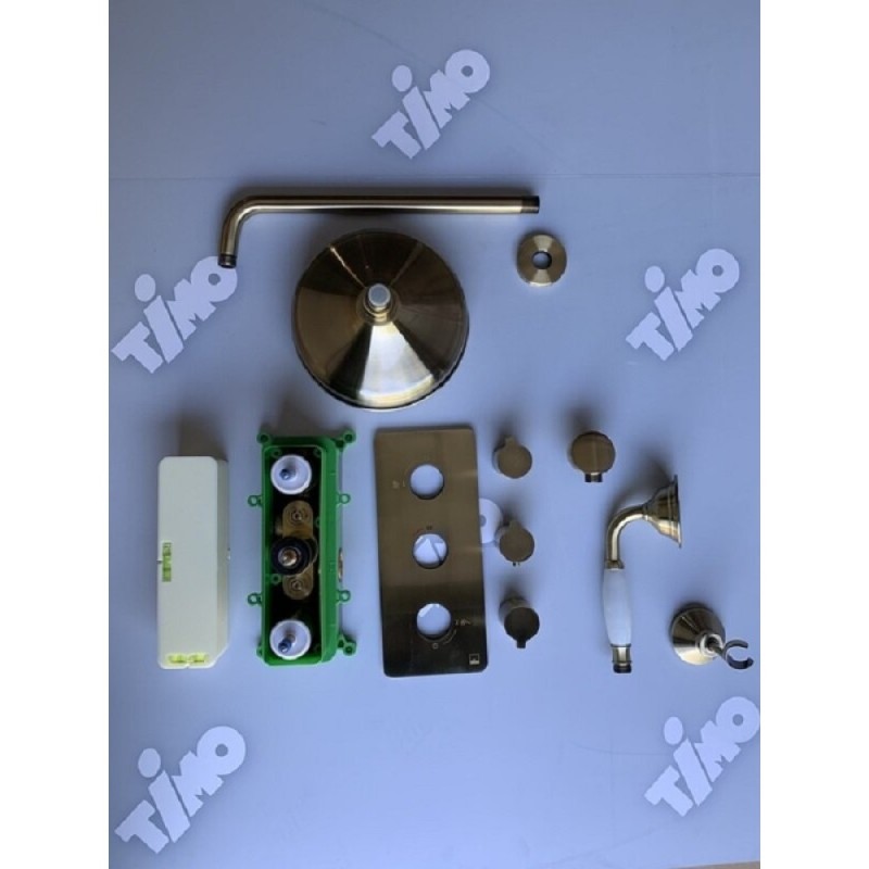 Душевая система Timo Petruma SX-5169/02SM термостатическая, цвет античная бронза