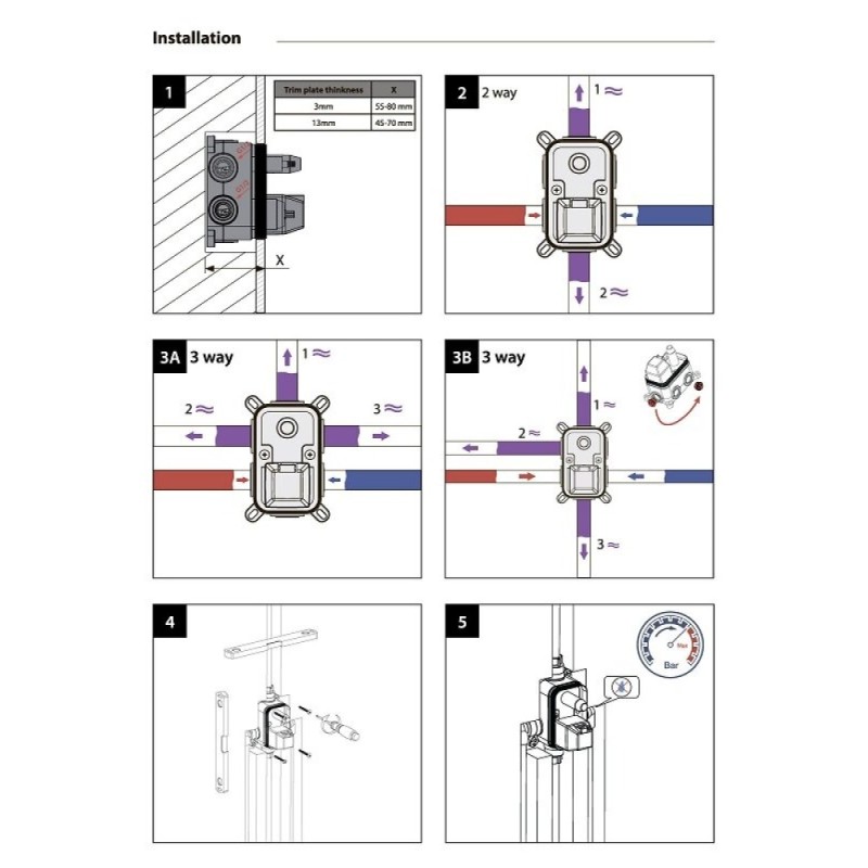Душевая система Timo Briana SX-7119/00SM, 3 потребителя, с изливом, хром