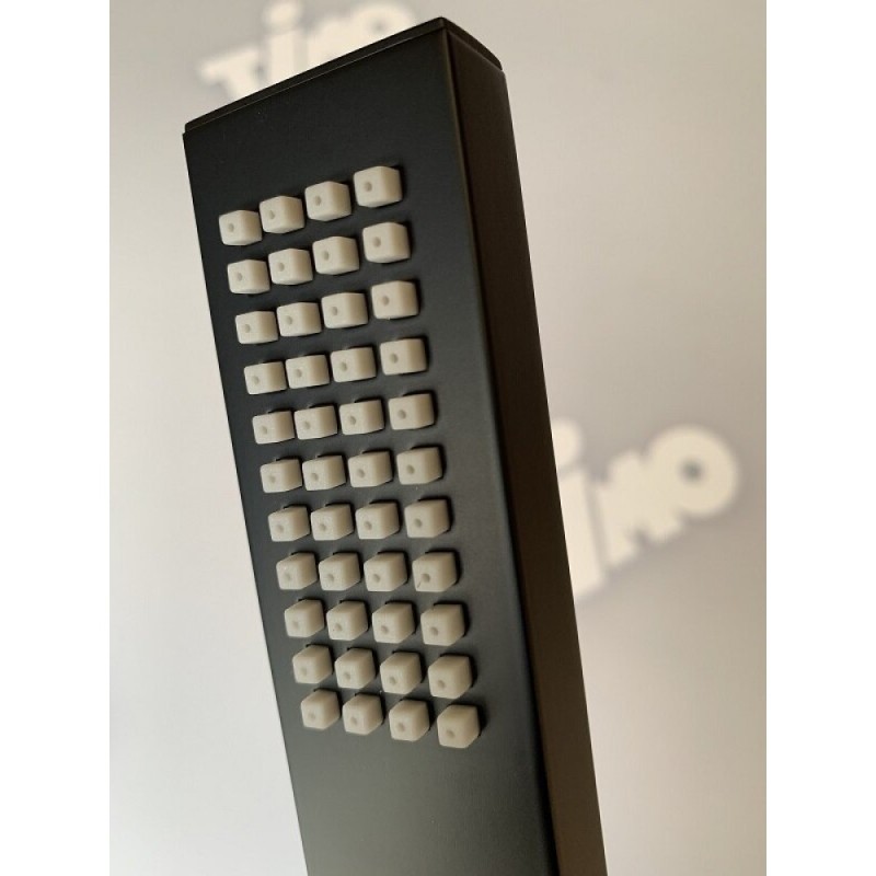 Душевая система Timo Briana SX-7119/03SM, 3 потребителя, с изливом, цвет чёрный матовый