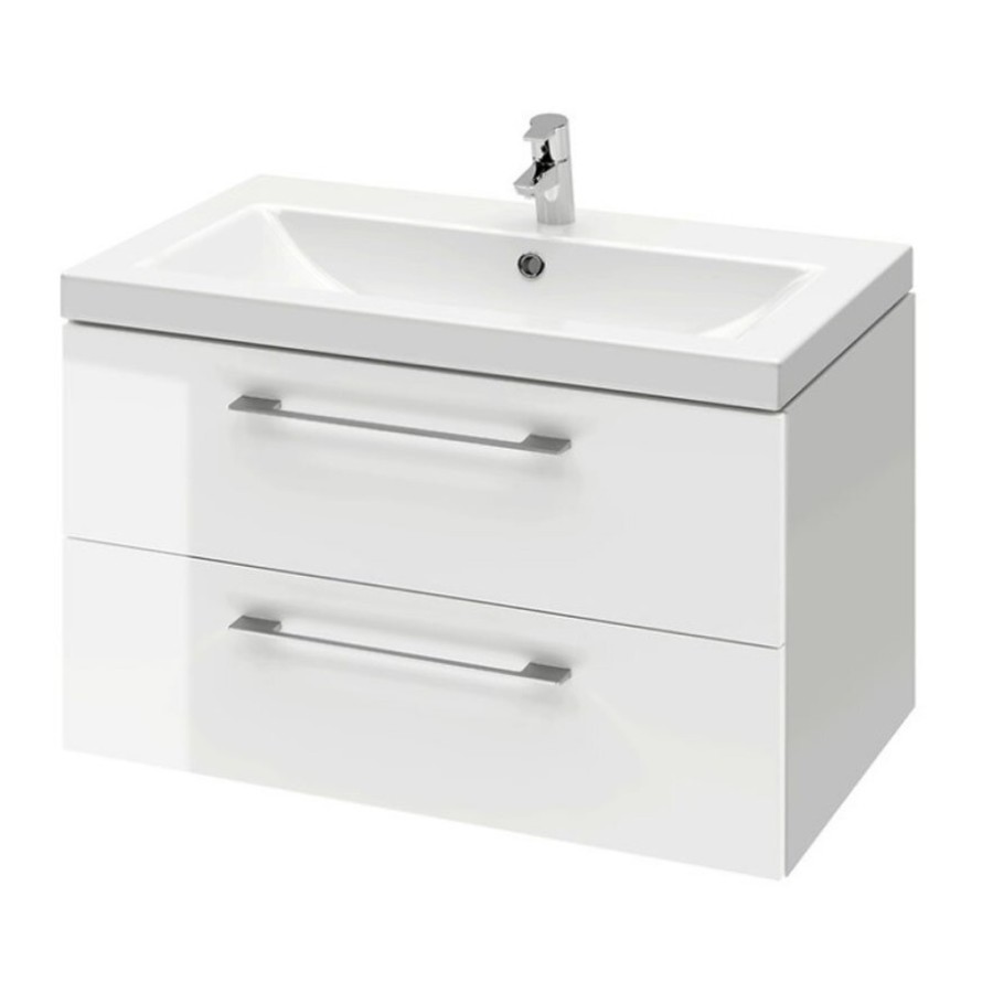 Тумба под раковину Cersanit Lara 80 SZ-LARA-CO80/WH, подвесная