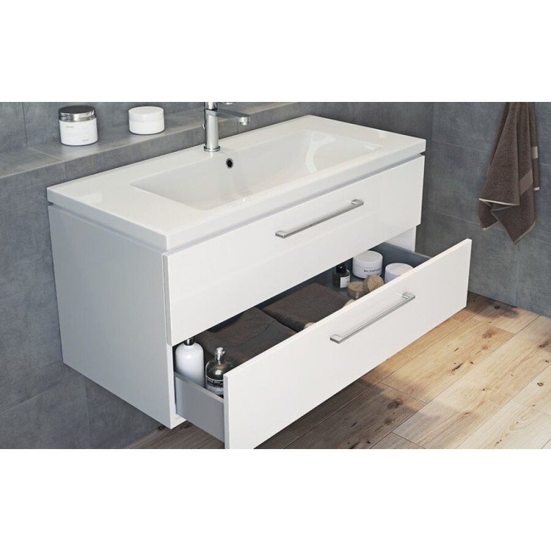 Тумба под раковину Cersanit Lara 80 SZ-LARA-CO80/WH, подвесная