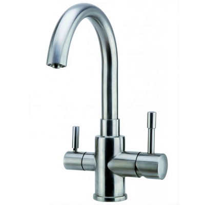 Смеситель Zorg Inox SZR-1339 FONTAS для кухни под фильтр, цвет нержавеющая сталь