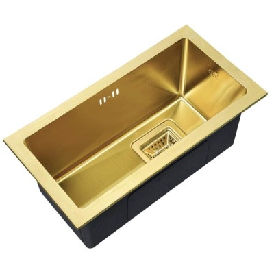 Мойка Zorg Inox PVD, бронза, SZR-2344-G BRONZE