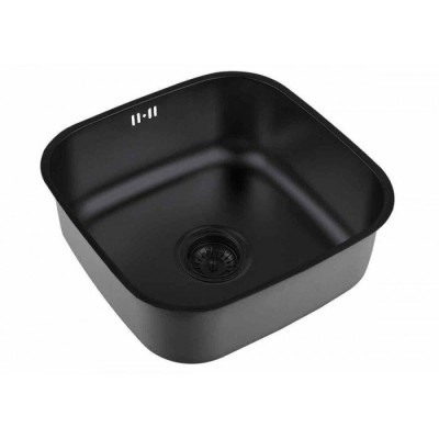 Мойка кухонная Zorg PVD GRAFIT, 42 см, графит, SZR 4040 GRAFIT