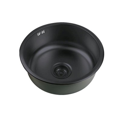 Мойка кухонная Zorg PVD GRAFIT, 45 см, графит, SZR 450 GRAFIT