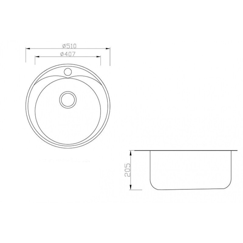 Мойка Zorg Inox SZR-510/205-BRONZE
