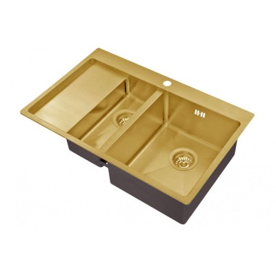 Мойка Zorg Inox SZR 5178-2-R BRONZE, 78 х 51 см, бронза