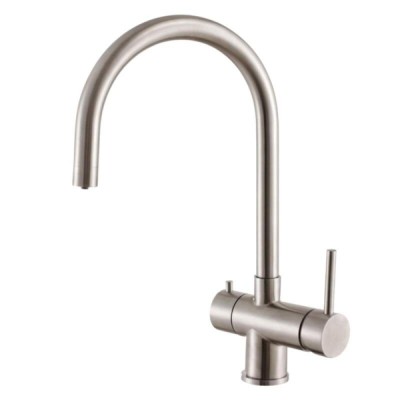 Смеситель Zorg Inox SZR-7020 для кухни под фильтр, нержавеющая сталь
