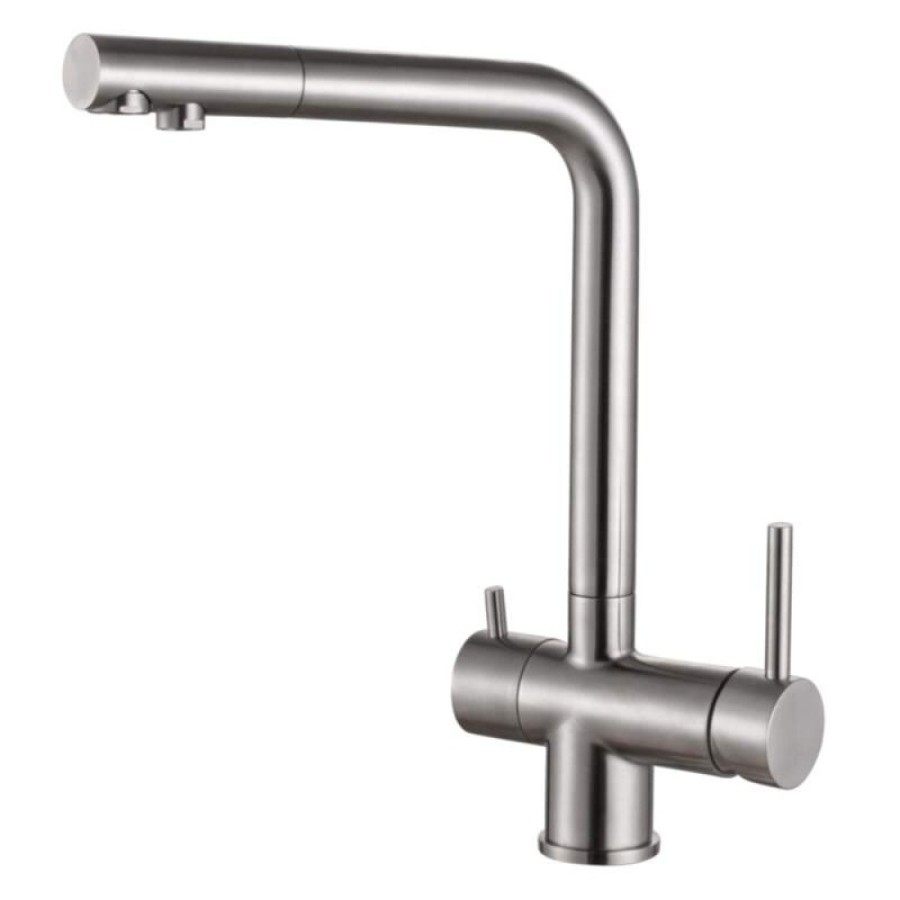 Смеситель Zorg Inox SZR-7039 для кухни под фильтр, нержавеющая сталь