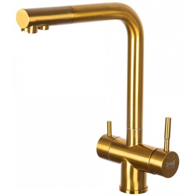 Смеситель Zorg Inox SZR-7039 BRONZE для кухни под фильтр, бронза