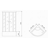 Душевая кабина Timo T-1100 100 x 100 см (Standart)